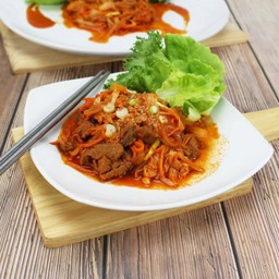 หมูผัดกิมจิ (Size L)