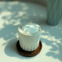 ลาเต้ร้อน