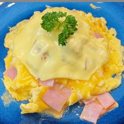 ข้าวไข่ข้น แฮมชีส