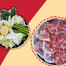 ชาบูชุดหมูสไลด์