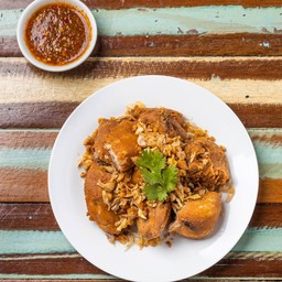 สะโพกไก่ทอด