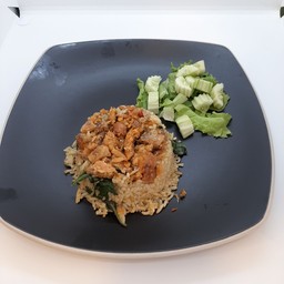 ข้าวผัดกระเพราปลาสลิด