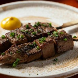 ลิ้นวัวย่างถ่าน