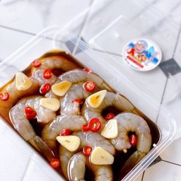 กุ้งดองซีอิ๋วสูตรเกาหลี 12ตัว