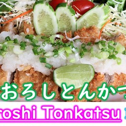 หมูชุบแป้งทอดราดหัวไชเท้า