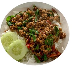 ข้าวกะเพราหมูสับ