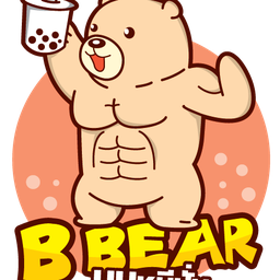 B BEAR นมหมีปั่น ตลาดแม่กลอง
