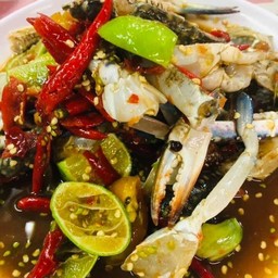 ตำปูม้าสด(ปูเย็น)