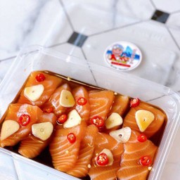 แซลมอนดองซีอิ๋วสูตรเกาหลี