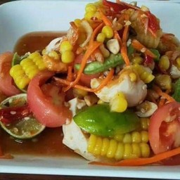 ตำข้าวโพดไข่เค็ม