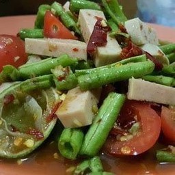 ตำถั่ว หมูยอ