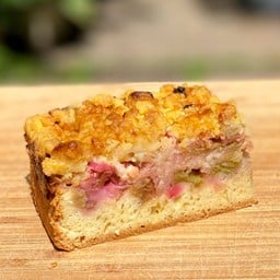 Rhubarb Streusel Cake