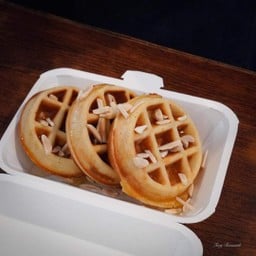 วอฟเฟิล ราด น้ำผึ้ง+อัลมอนด์