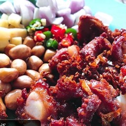 แหนมซี่โครงทอด