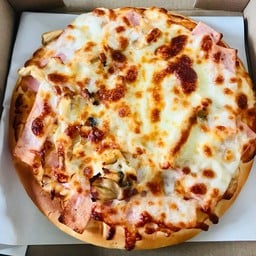 พิซซ่า แฮม เห็ด เบคอน  L  ( 8 ชิ้น)