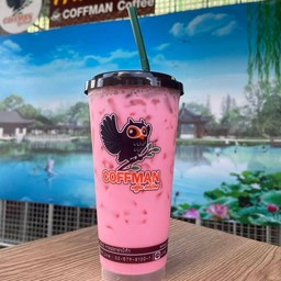 นมชมพู เย็น Pink Milk Ice d