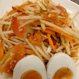 ตำไทยไข่เค็ม