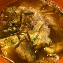 แกงส้มชะอมไข่+กุ้ง