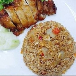 ข้าวผัดไก่อบโอ่ง