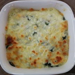 ผักโขมอบชีส