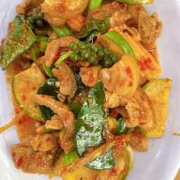 หมูป่าผัดเผ็ด