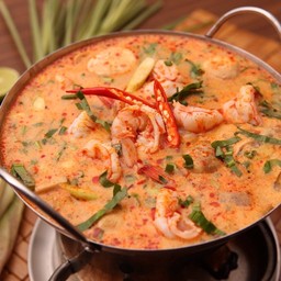 ต้มยำกุ้งหม้อไฟ (น้ำใส  น้ำข้น)