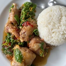 ข้าวกะเพราหางวัว150.-