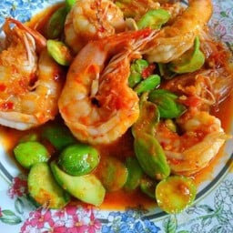 สะตอพริกแกงกุ้ง