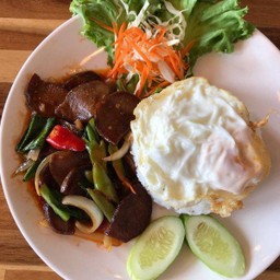 ข้าว เนื้อเเดง