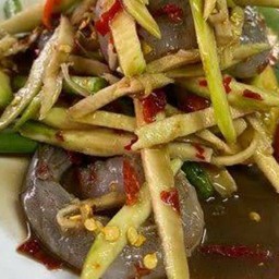ตำมะม่วงปูล้ากุ้งสด