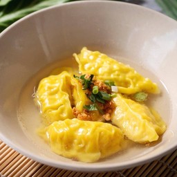 เกาเหลาเกี๊ยวกุ้ง (เกี๊ยวกุ้ง 5ตัว)