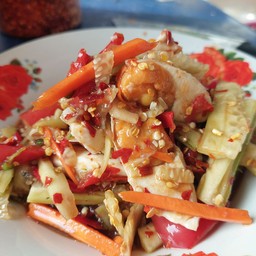 ตำแตงไข่เค็ม