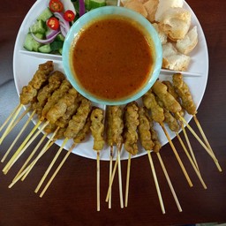 หมูสะเต๊ะพารวยแม่ประไพศรี