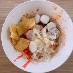 ก๋วยเตี๋ยวเย็นตาโฟต้มยำ แห้ง