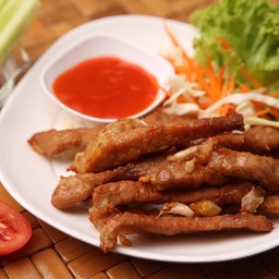 คอหมูทอด