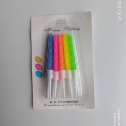 เทียนวันเกิด 10เล่ม