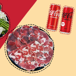 [อร่อยซ่ากับโค้ก] ชาบูชุดหมูพรีเมี่ยม