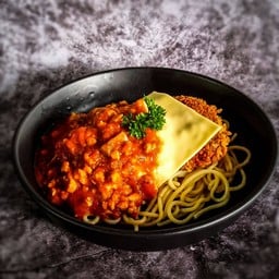 Spaghetti Crispy Chicken