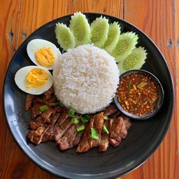 ข้าวหมูย่าง