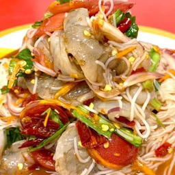 ตำซั่วกุ้งสด
