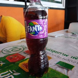 น้ำองุ่น แฟนต้า + น้ำแข็ง