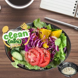 สลัดผักออแกนิค 100 kcal