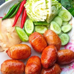 ไส้กรอกอีสานเป็นลูก