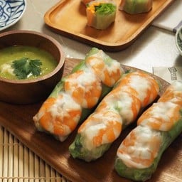 ⭐4.6 (166) - ไรซ์เบอรี่ โรล ลุยสวน กุ้งสับ เห็ดหอม