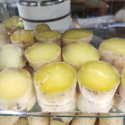 มันหวานญี่ปุ่นสีเหลือง.น้ำกะทิราด ถ้วยเล็ก