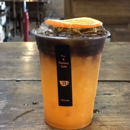 อเมริกาโน่ส้มคั้นสด เย็น (1% Blend Premium)