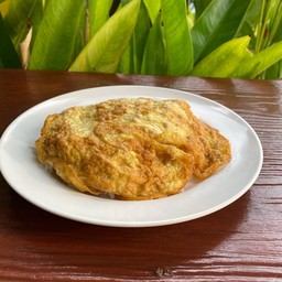 ข้าวไข่เจียวหมูสับ ไข่ 2 ฟอง