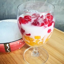 ทับทิมกรอบกะทิสด แม่มณี ลัดดารมย-ปิ่นเกล้า ทับทิมกรอบแม่มณี