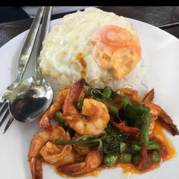 ข้าว+ผัดพริกแกง