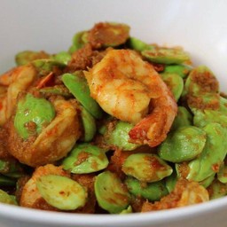 สะตอพริกแกงกุ้ง(เป็นกับข้าว)